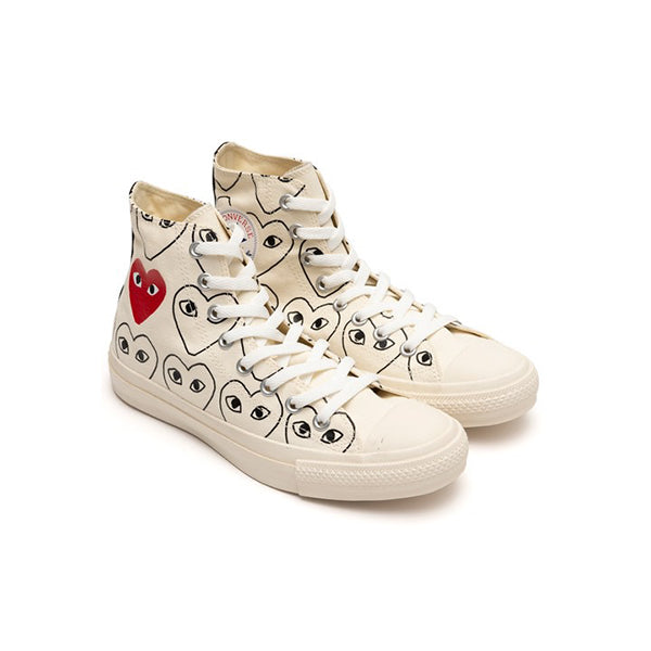 CONVERSE CHUCK TAYLOR ALL-STAR 70 HI `COMME DES GARCONS PLAY ALL-OVER NATURAL´