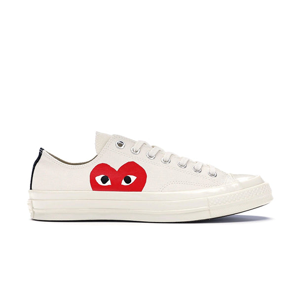 CONVERSE CHUCK TAYLOR ALL-STAR 70S OX COMME DES GARCONS PLAY WHITE